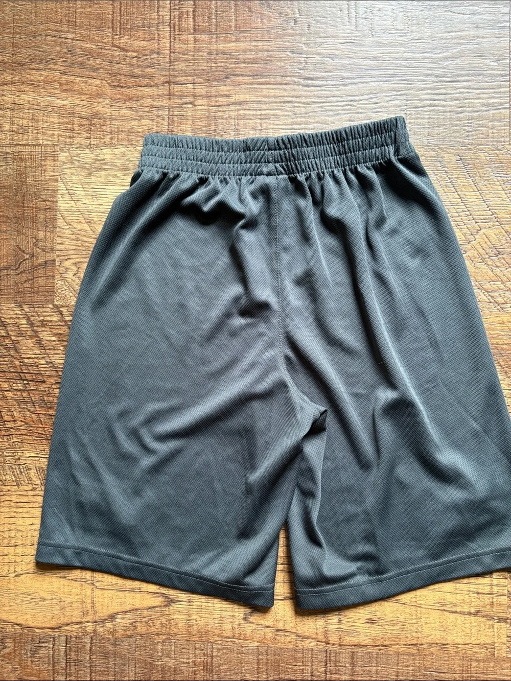 Nike Black Athletic Kids Shorts with White Logos